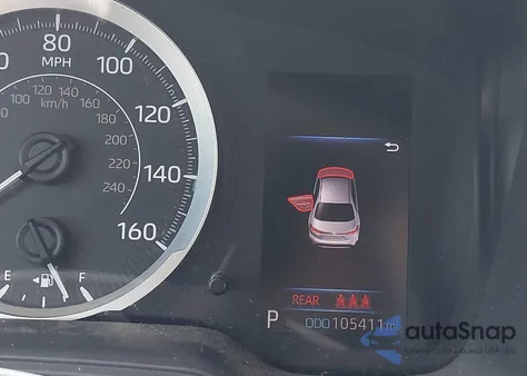 2020 Toyota Corolla Le из США, поврежденный, VIN 5YFEPRAE8LP020619